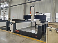 Rongchi 3 Axis Automatic 3D Carpintería CNC Router Molde de espuma a gran escala Talla de madera dura PLC DSP Control Empresas de publicidad