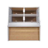 Étagère de présentation pour boulangerie, design multi-niveaux grande capacité. Idéal pour la présentation du pain dans les supermarchés et les pâtisseries.