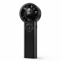 Ventilateur portable haute vitesse 100 vitesses avec écran LED, batterie 3600 mAh, idéal pour les voyages en extérieur et le bureau