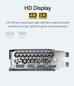 Carte graphique double ventilateur haute performance pour PC de jeu, composant interne de système informatique de bureau - Product Image 4