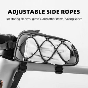 Sacoche de cadre de vélo VTT imperméable BSCI avec cordon réfléchissant pour téléphone portable - Product Image 5