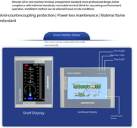 Controlador Programable PLC con Pantalla Táctil Todo en Uno SMART 200, Pantalla HSE7A-16MRT