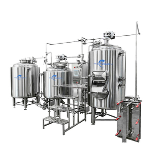 Système de brasserie Tonsen <span class=keywords><strong>300L</strong></span> à trois cuves en deux réservoirs, équipement de brasserie artisanale, équipement de brassage de bière - Product Image 2