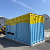 Restaurant-café modulaire en conteneur maritime de Chine à vendre, nouveau style, remorque alimentaire, restaurant en conteneur, kiosque alimentaire extérieur