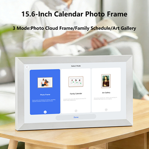 Calendrier mural numérique mural 15,6 pouces LCD Planificateur familial avec application pour cadre <span class=keywords><strong>photo</strong></span> et synchronisation <span class=keywords><strong>Google</strong></span> Calendar - Product Image 2