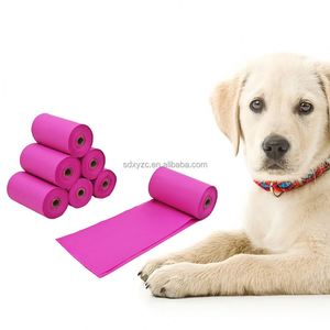 Eco-friendly PLA Custom Logo <b>Compostable</b> Pet Biodegradable Disposable Dog Poop Bag Extra Thick Strong Supermarket - Product Image 1