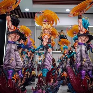 ฟิกเกอร์การ์ตูนขนาดใหญ่ 45 ซม. ดราก้อนบอล โกจิต้า คลาวด์ไรซิ่ง ซูเปอร์ไซย่า วัสดุ PVC ของเล่นสะสม - Product Image 2