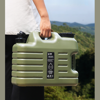 Réservoir d'eau portable en PEHD 20L/12L/15L pour camping, cuisine de camping, équipement de camping, réservoir de stockage d'eau en plastique pour camping-car