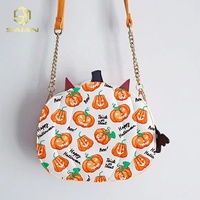 Personnages personnalisés en vinyle imprimé de squelette de sang d'Halloween en similicuir imprimé sur des arcs en vinyle pour bricolage artisanal de sacs à main