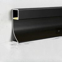 Profilé de plinthe LED étanche en aluminium anti-humidité pour piscines et zones de spa