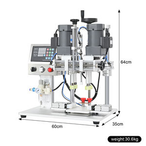 Máquina Tapadora Eléctrica de Cuatro Ruedas de Sobremesa para Botellas de Plástico y Vidrio, para Jugos, Aceite, Salsas, Cosméticos, Agua, Bebidas, Champú - Product Image 4