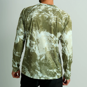 Customized High Quality UPF50 Plus Size Performance Waterproof Anti-Bacterial Fishing <b>Shirts</b> UV <b>Moisture</b>-<b>Wicking</b> Long-Sleeved - Product Image 6