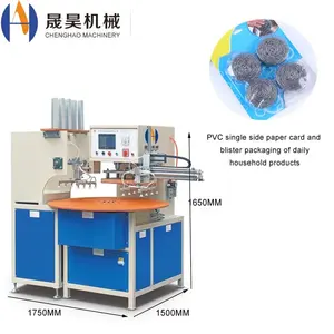 Strip Packing Sealing Blister Machine Scissors Scourer Ball Scouring Ball Blister Card Packaging Machine