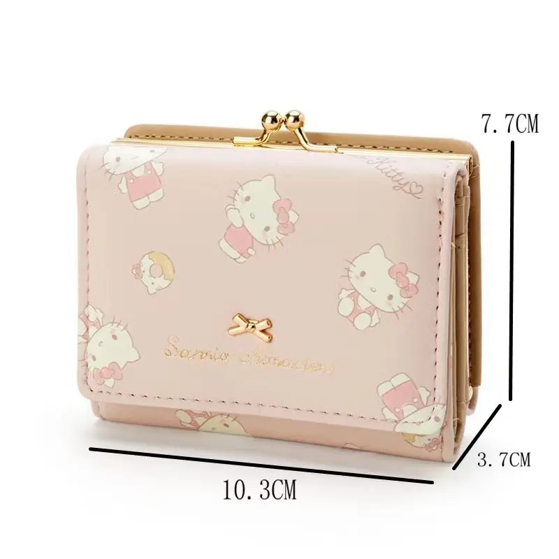 2022 new arrival fashion lady zipper button pu leather young lady wallets