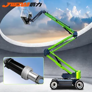 230kg 350kg Capacity Height of 18m 2024 New Brand Jueli Curved Arm Hydraulic Aerial Work Platform Boom Lift