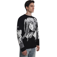Pull Homme Personnalisé avec Logo, Motif Jacquard, Maille Hiver, Col Rond, Tricot Coton, Pull Designer Personnalisé