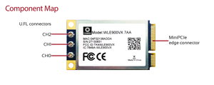 Compex <span class=keywords><strong>Qualcomm</strong></span> <span class=keywords><strong>Atheros</strong></span> QCA9890 Banda Dual 3x3 MIMO 600 + 1300Mbps 802.11ac Wave1 4,9 GHz Industrial -40 °C a 70 °C - Product Image 2