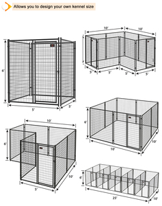 Caseta para Perros Extra Grande, Resistente, de Metal, para Exteriores, para Pastor Alemán - Product Image 5