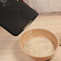 Robuste doppels chichtige EVA-Silikon-Katzenstreu matte Große Premium Pet Sand Box Pad Modernes Design Sommer wasserdichter Trapper