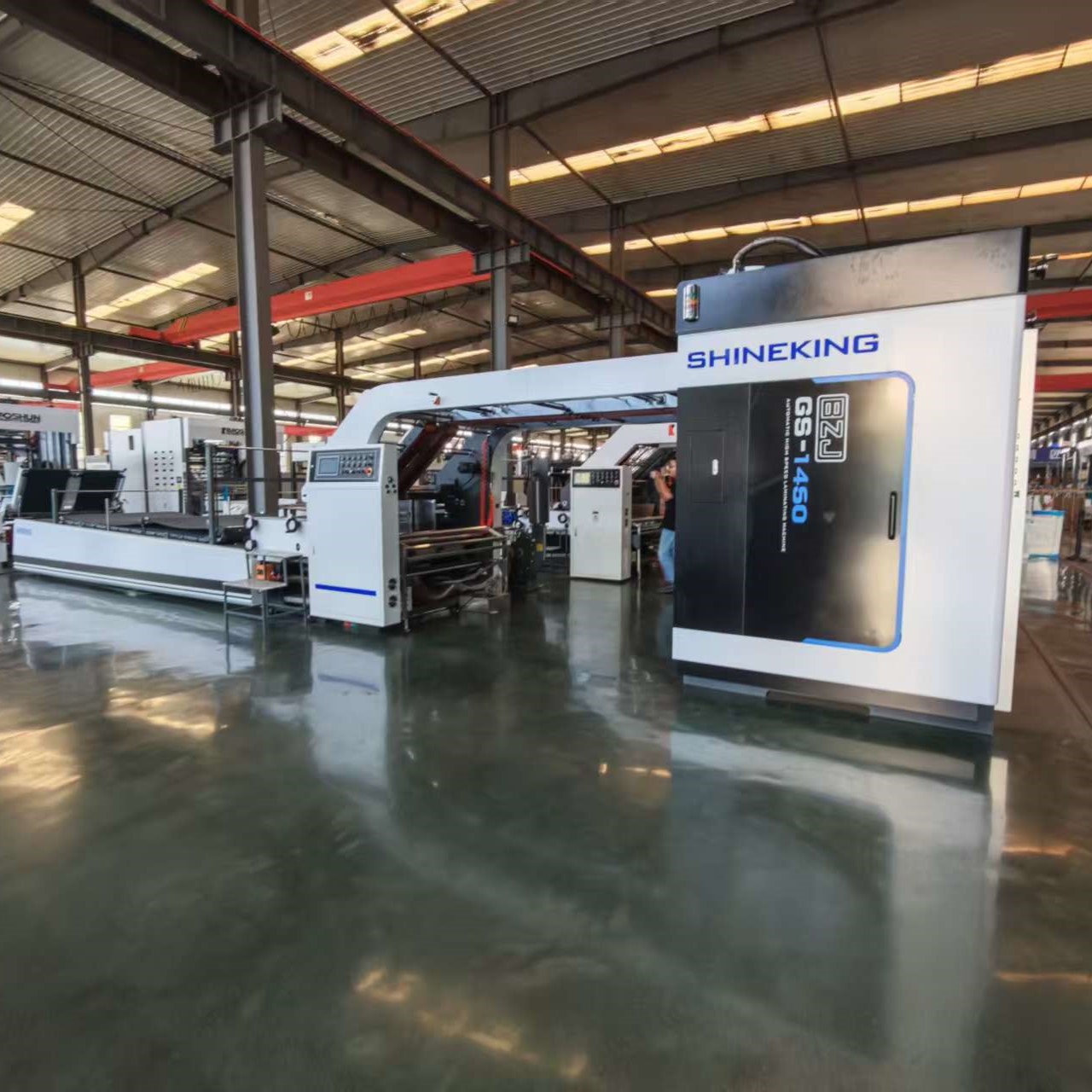 Automatic Corrugated Cardboard Carton Flute Laminating Machine Paper Cardboard Flute Laminating Machine