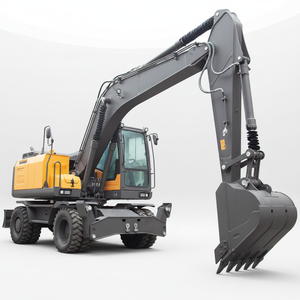 Gran demanda de la excavadora de cadenas Walmech Wwe180, la más vendida, con motor coreano, sistema hidráulico, cucharón de 0.8m y PLC, de alta potencia de excavación. - Product Image 1