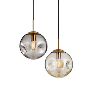 Lampe suspendue moderne de luxe en verre texturé pour salle à manger, salon, chambre à coucher, style nordique, Dropshipping Shopify - Product Image 6