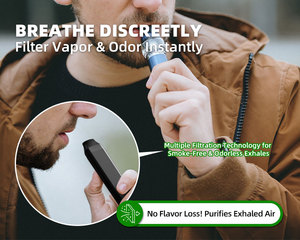 Thở ra lọc không khí cá nhân khói <span class=keywords><strong>Buddy</strong></span> lọc hơi thở nhẹ loại bỏ khói cho bạn bè của bạn và bạn với khói Catcher - Product Image 6