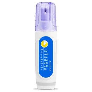 Deli 7382 Fluide de <span class=keywords><strong>correction</strong></span> pour les élèves du primaire-Stylo blanc à séchage rapide 16 pièces/boîte Outil de <span class=keywords><strong>correction</strong></span> de mots - Product Image 5