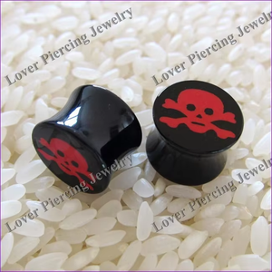 [في...] للبيع بالجملة ، مقابس الأذن المزدوجة ذات الشرارة العالية من الأكريليك ، مقابس الأذن ذات الجودة العالية - Product Image 3