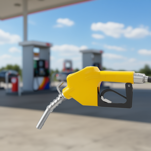 Boquilla de Combustible de 3/4 Pulgadas NPT, Plástico Amarillo, con Bloqueo de Gatillo de 3 Velocidades para Gasolina - Product Image 2