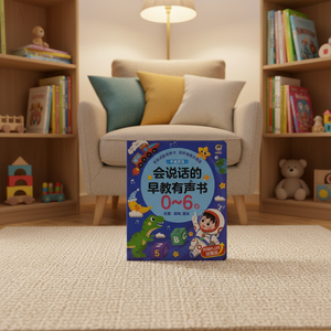 Livres sonores interactifs parlants rechargeables par USB-C pour l'apprentissage précoce, mots anglais, livre audio avec commandes tactiles pour l'éducation - Product Image 3