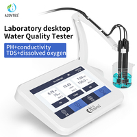 Mètres de température PH/Conductivité/DO/TDS de haute précision pour usage en laboratoire, écran tactile, piles non incluses