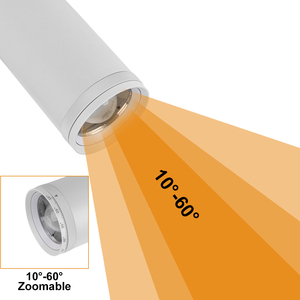 Lampe de culture LED intérieure à spectre complet, 15 ° -55 °   Projecteur à faisceau réglable à CRI élevé pour la présentation en pépinière et en fleuriste - Product Image 1