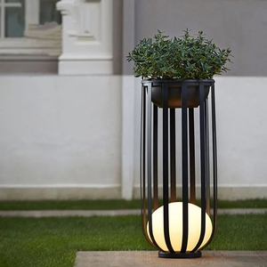 Lampe de pelouse extérieure support de plante en <span class=keywords><strong>pot</strong></span> paysage lumières cour lampe sur pied <span class=keywords><strong>jardin</strong></span> borne lumineuse <span class=keywords><strong>pour</strong></span> Villa - Product Image 3