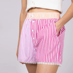 Vente en gros de nouveaux caleçons d'été pour femmes 100 coton avec ceintures élastiques LOGO personnalisable Shorts de plage - Product Image 2