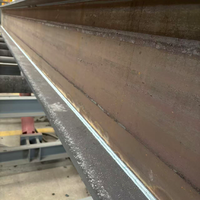 Poutre en I Q235B anti-corrosion, fabrication sur mesure de plaques d'acier et de structures métalliques pour support de panneau publicitaire extérieur