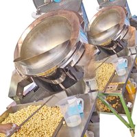 Ligne de Production automatique de Popcorn avec emballage Machine à Popcorn commerciale gaz et électrique
