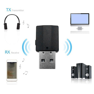 Adaptador Bluetooth Inalámbrico Estéreo Universal Mini AUX de 3.5mm 5.0, Transmisor y Receptor Bluetooth para Coche, Música, TV, Convertidor 2 en 1 - Product Image 2