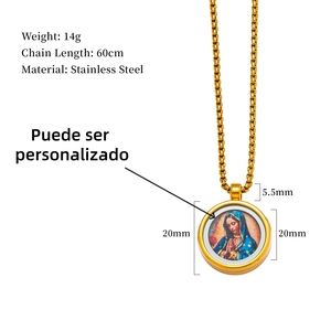 Espejo Retrovisor 3D de Acero Inoxidable Chapado en Oro Santo Niño de Atocha, Recuerdo de Bendición, Artesanía, Venta al por Mayor - Product Image 3