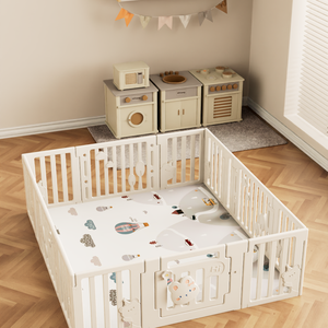 Parc pour bébé Forme libre facile à assembler Parc pour bébé d'intérieur Jeu pliable - Product Image 6