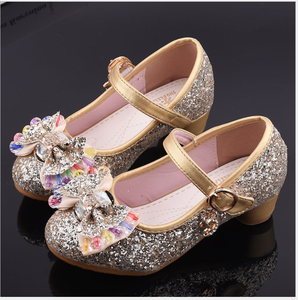 Bambini Designer di <span class=keywords><strong>Scarpe</strong></span> di Prezzi di Fabbrica Del Bambino Festa Di Compleanno Della Ragazza Pattini di Vestito <span class=keywords><strong>Scarpe</strong></span> di Alta Qualità Con Paillettes - Product Image 2