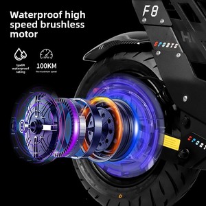 Scooter pliable portable DDC-021 pour trajets urbains, haute puissance, batterie au lithium 150 km, charge utile 200 kg, pneus robustes, conception pliable, facile à ranger - Product Image 4