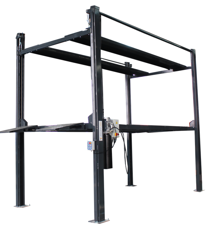 Four Post Triple Stacker Car Parking Lifting Platform 3 Level Vehicle ...