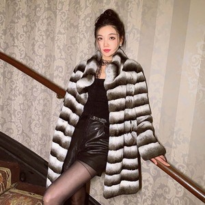 <span class=keywords><strong>Abrigo</strong></span> <span class=keywords><strong>de</strong></span> <span class=keywords><strong>piel</strong></span> auténtica <span class=keywords><strong>de</strong></span> lujo para mujer, <span class=keywords><strong>abrigo</strong></span> <span class=keywords><strong>de</strong></span> <span class=keywords><strong>piel</strong></span> <span class=keywords><strong>de</strong></span> conejo y <span class=keywords><strong>nutria</strong></span> auténtica para mantener el calor - Product Image 5