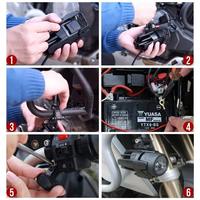 Feux antibrouillard auxiliaires LED pour BMW R1200GS ADV F800GS F700GS F650GS K1600, lampe de conduite 40W pour éclairage auxiliaire de moto