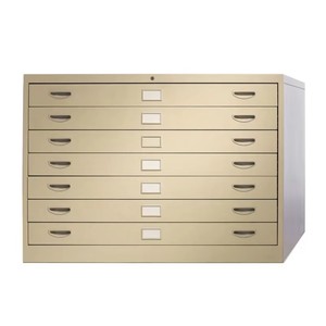 Armoire métallique verrouillable robuste en acier pour plans architecturaux, cartes, œuvres d'art et mobilier commercial - Product Image 2