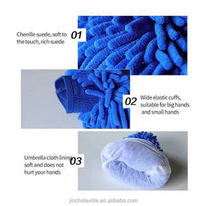 Gant de nettoyage en microfibre douce absorbant et <span class=keywords><strong>à</strong></span> séchage rapide, lavable, pour salle de bain, avec accroche pour suspension - Product Image 3