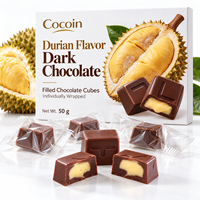 Bouchées de chocolat probiotiques sans sucre OEM pour un soutien nutritionnel quotidien