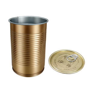 Barattolo di Latta Vuoto Rotondo Personalizzato 73mm*113mm per Tonno/Prosciutto/Carne di Pollo - Produzione Diretta - Product Image 1