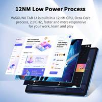 Tablette Android M50-L10 OEM 256 Go ROM 2 en 1 avec clavier et étui, 10,4 pouces, Android 13, tablette intelligente ultra-fine